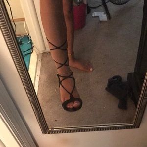 Strappy heels!!